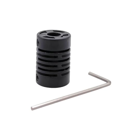 DAFSXZQR 3 mm bis 4 mm Welle Kupplung mit 1 n m zulässiger Drehmoment Kunststoffglasfasermaterial 4 mm Blündedurchmesser kompatibel mit verschiedenen Motorwellen(D13L21 4-4) von DAFSXZQR