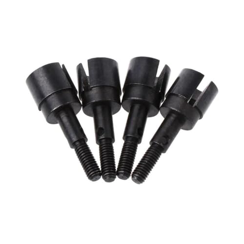 DAFSXZQR 4PCS RC 02033 Read AXLE SEVENTMENT -Teile STEIL VERKAUFTEN 1 10 auf Straßenauto- und Buggy -Modellen(Black) von DAFSXZQR