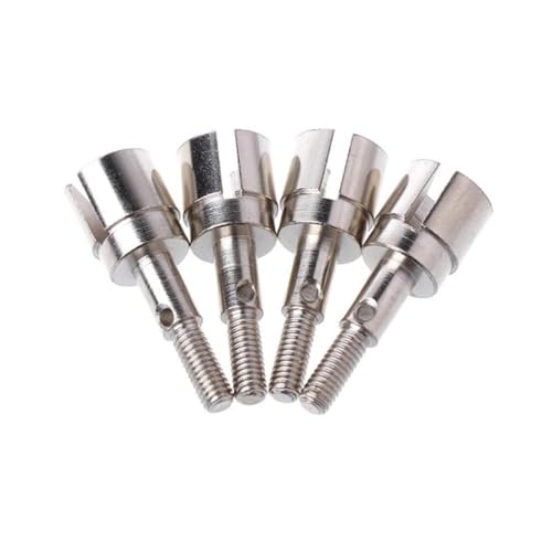 DAFSXZQR 4PCS RC 02033 Read AXLE SEVENTMENT -Teile STEIL VERKAUFTEN 1 10 auf Straßenauto- und Buggy -Modellen(Silver) von DAFSXZQR