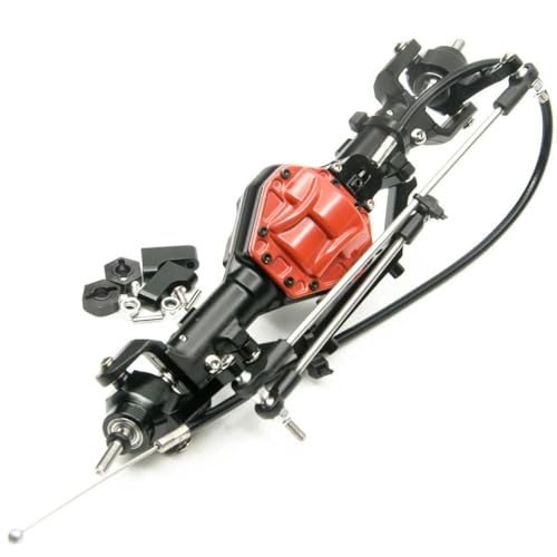 DAFSXZQR 4WD -Lock -Aluminium -Vorder -Hinterachse -Upgrade -Teile, die mit 1 10 -Skala -RC -Crawler -Auto kompatibel sind(Front) von DAFSXZQR