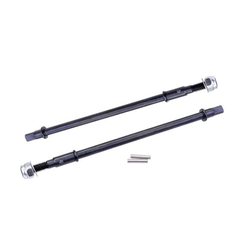 DAFSXZQR 4pcs Stahlantriebswelle Hundeknochen Achse vorne mit 1 10 Skala RC Crawler Upgrade Teile Hop -Up -Option mit 1 10 Skala kompatibel(Rear) von DAFSXZQR