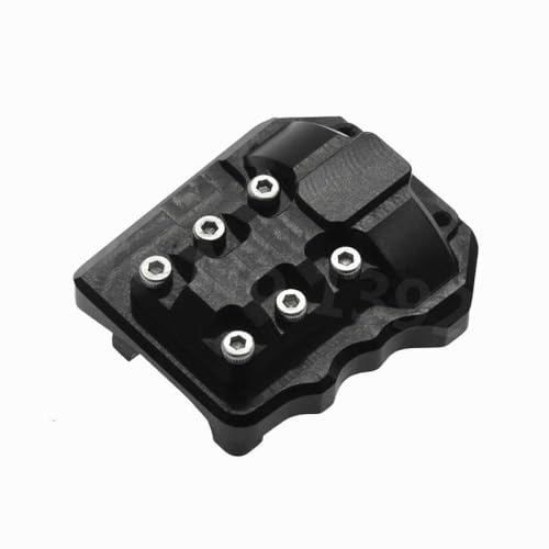 DAFSXZQR 8280 Metallachse Bridge Differentialabdeckung vor oder hinten für 1 10 Skala RC Crawler kompatibel mit Modellkletterfahrzeug Ersatzteilen(Black) von DAFSXZQR