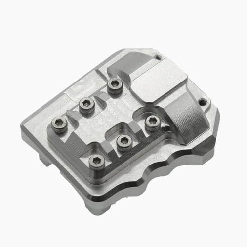 DAFSXZQR 8280 Metallachse Bridge Differentialabdeckung vor oder hinten für 1 10 Skala RC Crawler kompatibel mit Modellkletterfahrzeug Ersatzteilen(Silver) von DAFSXZQR