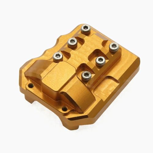 DAFSXZQR 8280 Metallachse Bridge Differentialabdeckung vor oder hinten für 1 10 Skala RC Crawler kompatibel mit Modellkletterfahrzeug Ersatzteilen(Yellow) von DAFSXZQR