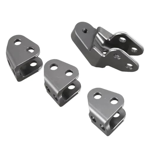 DAFSXZQR Aluminium untere Linkmontage -Set -Achse, kompatibel mit Gen8 Scout II 1/10 Skala RC Crawler -Teile RER11414 RER11337(Light Grey) von DAFSXZQR