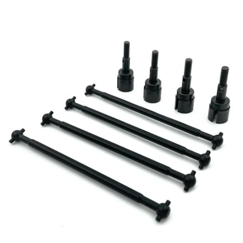 DAFSXZQR Antriebswelle 89,5 mm Hundeknochen 08029 und Stubradachse 02033 Aktualisieren Teile, die mit 1 10 -Skala 94111 RC -Automodellen kompatibel sind(Black) von DAFSXZQR