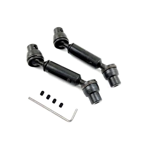 DAFSXZQR C14 C24 D12 B14 B24 B16 B36 MN98 MN99S Metallantriebswelle Antriebswelle kompatibel mit 4x4 6x6 4WD 6WD RC -Autofahrzeug -Teile Ersatzzubehör(4x4 Black) von DAFSXZQR