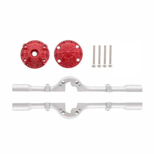 DAFSXZQR DIY-Hinterachsengehäuse mit Antriebswelle, die mit D12 C14 C24 C24-1 B14 B24 B36 für Upgrade und Modifikation kompatibel ist(Axle Housing Silver) von DAFSXZQR