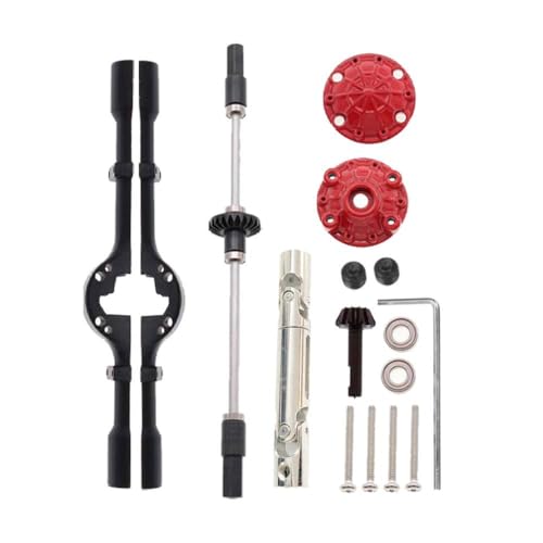 DAFSXZQR DIY-Hinterachsengehäuse mit Antriebswelle, die mit D12 C14 C24 C24-1 B14 B24 B36 für Upgrade und Modifikation kompatibel ist(with driveshaft B) von DAFSXZQR