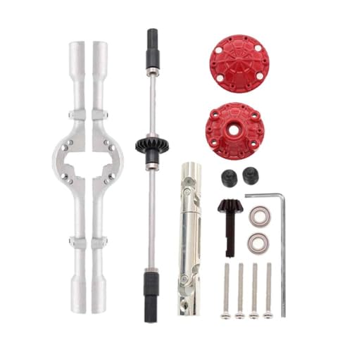 DAFSXZQR DIY-Hinterachsengehäuse mit Antriebswelle, die mit D12 C14 C24 C24-1 B14 B24 B36 für Upgrade und Modifikation kompatibel ist(with driveshaft S) von DAFSXZQR
