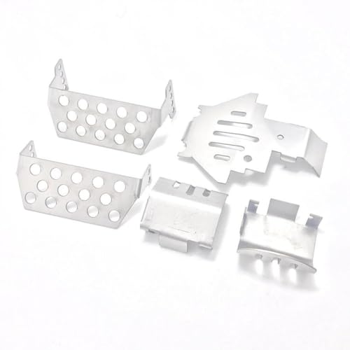 DAFSXZQR Edelstahl -Skidplattenachse Beschützer Chassis -Rüstung für 1 10 -Skala -RC -Crawler -Upgrade -Teile, die mit verschiedenen Modellen kompatibel sind von DAFSXZQR