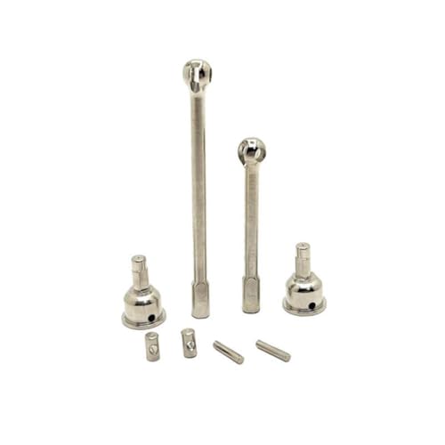 DAFSXZQR Hyper GO H12Y H12Y+ H12P RC -Auto -Upgrade -Teile Metall vorne hinten hinter Achsantriebswelle Ausgangswelle kompatibel mit 112 Skala -Off -Straßenfahrzeugen(Front) von DAFSXZQR