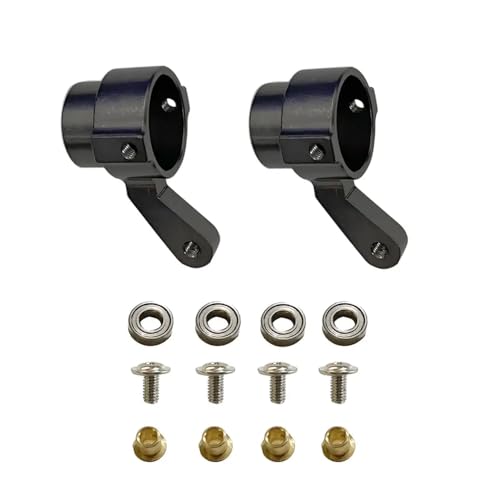 DAFSXZQR Lenkbecher Turn Cup vorne Achsbrücke kompatibel mit C14 C24 C34 C44 B14 B16 B24 B36 MN D91 MN99S RC -Autoteile Ersatz(Black) von DAFSXZQR