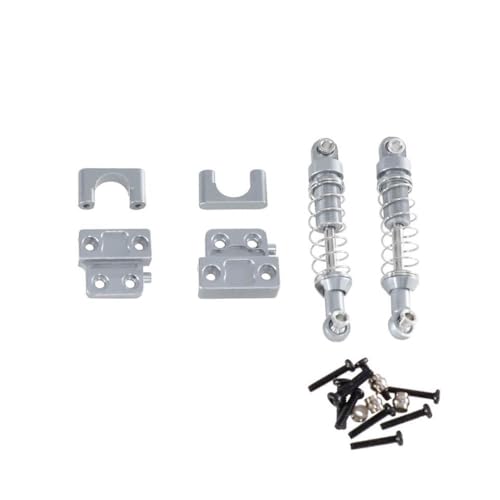 DAFSXZQR MN82 LC79 1/12 Skala RC Car Metal Metall Hinterachse Heck -Stoßdämpfer -Zubehör mit ähnlichen Modellen Vergleichbar(Silver) von DAFSXZQR