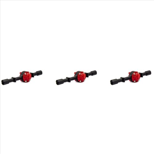 DAFSXZQR Metall Heckbrückenachse Gehäuse Fall A13Q-3x kompatibel mit D12 C14 C24 C24-1 C34 B14 B24 B16 B36 RC-Autoteile Upgrade in Schwarz von DAFSXZQR