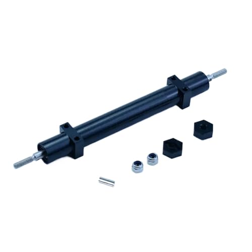 DAFSXZQR Metall-Nicht-Driven-Achse 120/140 mm für 1/14 Skala RC-Dump-Kompatibel mit 770S-Modellzubehör(120mm) von DAFSXZQR