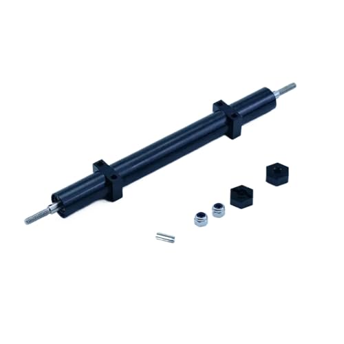 DAFSXZQR Metall-Nicht-Driven-Achse 120/140 mm für 1/14 Skala RC-Dump-Kompatibel mit 770S-Modellzubehör(140mm) von DAFSXZQR