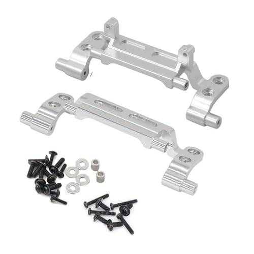 DAFSXZQR Metall -Stange -Sitzhalterung Basis für MN168 New99s MN78 1/12 RC -Auto vorne hinter Achse Ziehenstab -Upgrade -Teile kompatibel mit verschiedenen Modellen(Silver) von DAFSXZQR