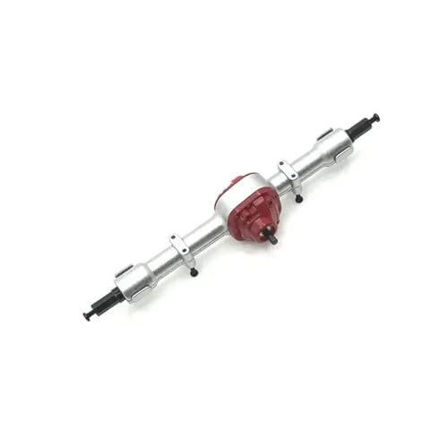 DAFSXZQR Metall -Upgrade -Achsbaugruppen vorne und hinterher kompatibel mit 1/12 Skala MN82 LC79 MN78 RC -Autoteile(Silver Rear axle) von DAFSXZQR