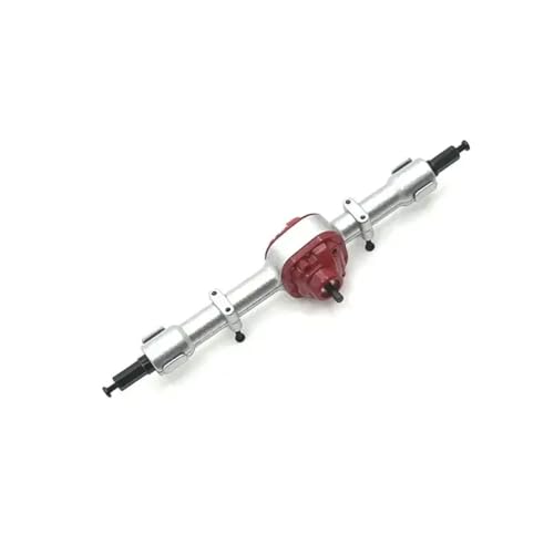 DAFSXZQR Metall -Upgrade -Achse -Baugruppen vorne und hinten für 1/12 Skala MN82 LC79 MN78 kompatible RC -Autoteile(Silver Rear axle) von DAFSXZQR