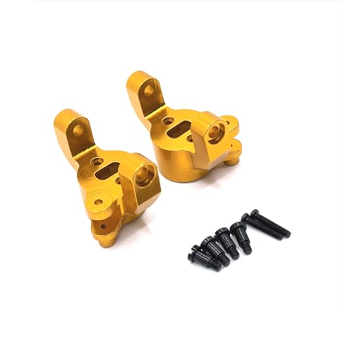 DAFSXZQR Metall -Upgrade vordere Achse C -Sitz für RC -Autos kompatibel mit ZP1001 02 03 04 06 07 08 09 10 Fernbedienungsfahrzeug -Ersatzteile(Yellow) von DAFSXZQR