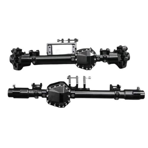 DAFSXZQR Metall vordere Hinterachse mit Zahnrad, kompatibel mit 1 10 -Skala RBX10 Ryft RC Crawler Upgrade Ersatzteile(Black) von DAFSXZQR