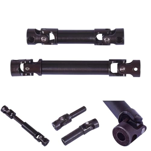 DAFSXZQR Metallstahl -Mittelantriebswelle kompatibel mit 1 24 -Skala -RC -Crawler -Modellen wie SCX24 Deadbolt C10 AXI00001 AXI00002 und AXI00006 von DAFSXZQR