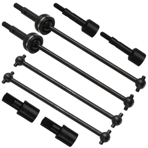 DAFSXZQR Metalltraining Rad Achse Differential Cup 144001 Radwellenbecher kompatibel mit 1 14 -Skala -RC -Auto 144001(Black) von DAFSXZQR