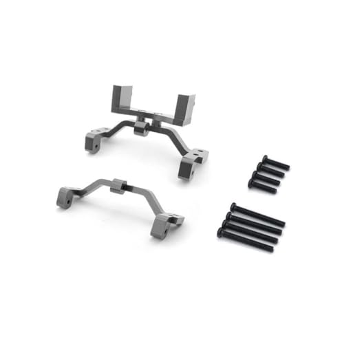 DAFSXZQR RC -Auto -Ersatzteile Metall -Zugstabbasis und Achse -Up -Servo -Halterungshalterung kompatibel mit MN D91 MN99S C24 C14 C14K C24K -Modelle(Titanium for MN) von DAFSXZQR