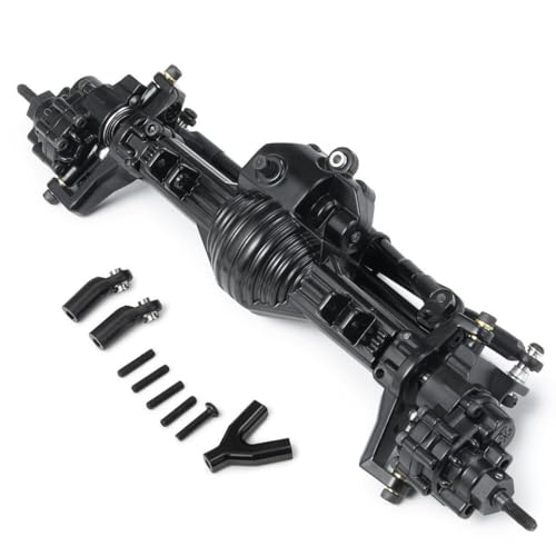 DAFSXZQR RC -Auto vorne und hinten gerade Achse Set kompatibel mit 1 10 -Skala RC Rock Crawler II 90028 Metallachse -Upgrade -Teile für Krabbelfahrzeuge(Front Axle) von DAFSXZQR