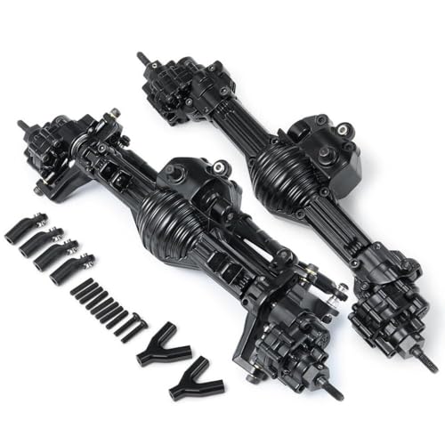 DAFSXZQR RC -Auto vorne und hinten gerade Achse Set kompatibel mit 1 10 -Skala RC Rock Crawler II 90028 Metallachse -Upgrade -Teile für Krabbelfahrzeuge(Front and Rear) von DAFSXZQR