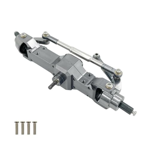 DAFSXZQR RC -Autogetriebe Achse Brücke Set vordere mittlere Heckkompatibel mit 1 16 Skala C14 C24 B14 B24 B16 B36 Modelle Passe Rock Crawler -LKW und RC -Fahrzeugteile(Titanium Front) von DAFSXZQR