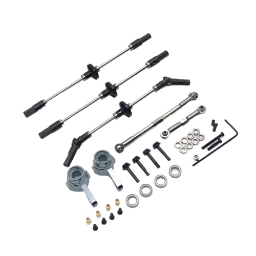 DAFSXZQR RC -Autoteile Stahl -Zahnradantriebswelle C14 C24 C34 B14 B24 B16 B36 D12 Mn99S Metall vordere Mitte der Mittelachse, die mit verschiedenen RC -Modellen kompatibel ist(MN 6x6) von DAFSXZQR