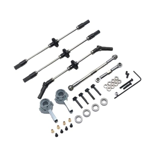 DAFSXZQR RC -Autoteile Stahl -Zahnradantriebswelle C14 C24 C34 B14 B24 B16 B36 D12 Mn99S Metall vordere Mitte der Mittelachse, die mit verschiedenen RC -Modellen kompatibel ist(WPL 6x6) von DAFSXZQR