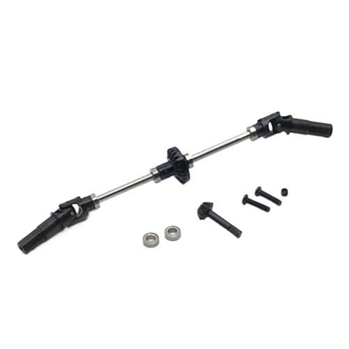 DAFSXZQR RC -Autoteile Stahl -Zahnradantriebswelle C14 C24 C34 B14 B24 B16 B36 D12 Mn99S Metall vordere Mitte der Mittelachse, die mit verschiedenen RC -Modellen kompatibel ist(WPL Front) von DAFSXZQR