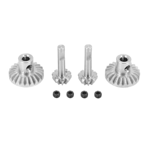 DAFSXZQR RC Car Steel Getriebe Welle vorne Hinterachet C14 C24 B14 B24 B16 B36 MN D99 MN99S POSPATIBLE mit verschiedenen 1 10 -Skalierungsmodellen(4pcs Silver) von DAFSXZQR