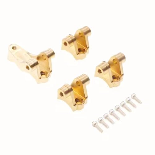 DAFSXZQR RC Crawler Car Upgrade -Teile Messingachse und Aluminium -Montage -Set 8227 -Suspensionsverknüpfungen Stehen kompatibel mit verschiedenen RC -Modellen(Brass) von DAFSXZQR