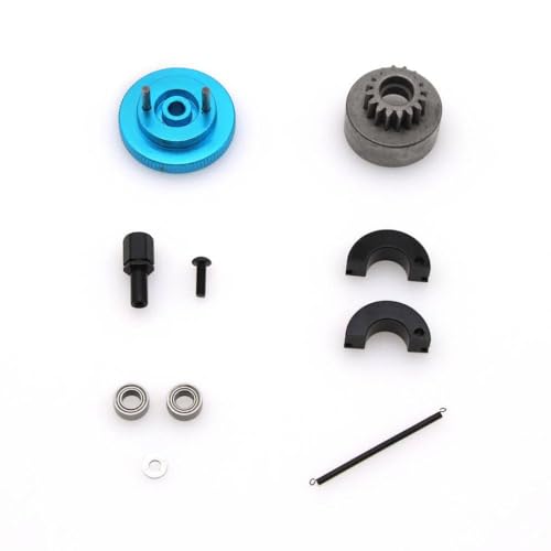 DAFSXZQR RC -Zahnrad Set 14T 16T 21T Zweigeschwindigkeitskupplung mit Bellfeen Schwungradlagern Achsenmut -Nut -Mut, die mit 1/8 1/10 RC -Motorautos kompatibel ist(14T Gear) von DAFSXZQR