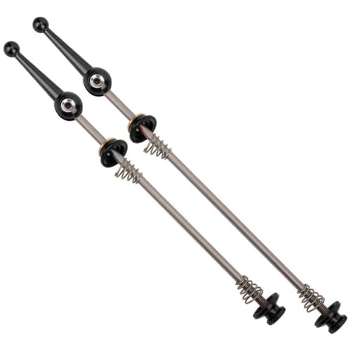 DAFSXZQR Spießhebel mit Fahrradrad Schnellfreisetzung mit Titanwelle für Mountainbike Klapprad Set kompatibel mit Standard -Hubs(Black) von DAFSXZQR