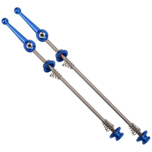 DAFSXZQR Spießhebel mit Fahrradrad Schnellfreisetzung mit Titanwelle für Mountainbike Klapprad Set kompatibel mit Standard -Hubs(Blue) von DAFSXZQR