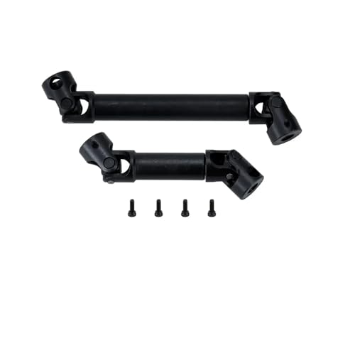 DAFSXZQR Stahl vorne Heckantriebswelle Antriebswelle kompatibel mit 1 24 -Skala RC Crawler Car SCX24 C10 AXI 00001 AXI 00006 Upgrade -Ersatzteile auf Upgrade von DAFSXZQR