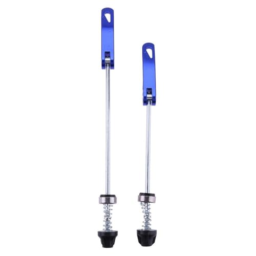 DAFSXZQR Vorder- und hintere Spieße der Fahrradrad -Radfahrzeug -Schnellfreisetzung Metallachse Hohlspindel Ersatzkit kompatibel mit Roadbike(Blue) von DAFSXZQR