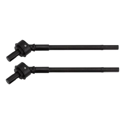 DAFSXZQR YQCQ-04 Metall Dogbone Well Achs-Zahnräder kompatibel mit 1 10-Skala-RC-Crawler-Portal-Achsen-Ersatzteilen für RC-Autofahrzeug(Front Axle Shaft) von DAFSXZQR