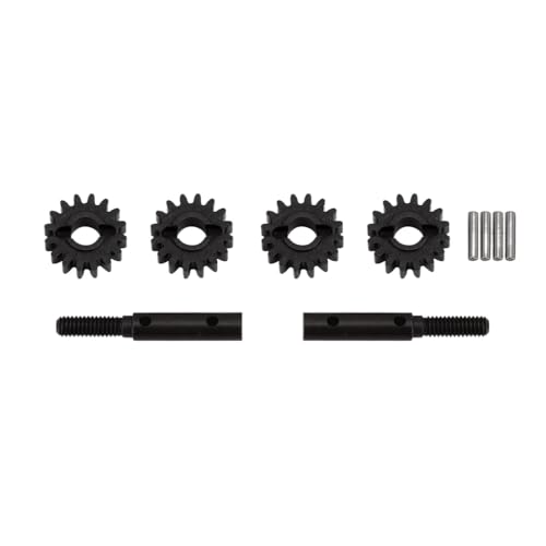 DAFSXZQR YQCQ-04 Metall Dogbone Well Achs-Zahnräder kompatibel mit 1 10-Skala-RC-Crawler-Portal-Achsen-Ersatzteilen für RC-Autofahrzeug(Portal Gear Shaft) von DAFSXZQR