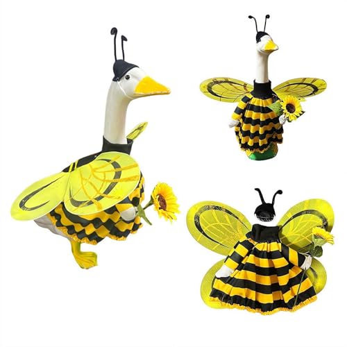 DAGESVGI Veranda-Gans-Outfits für Zementgans, 58,4 cm, niedlicher Marienkäfer-Bienenanzug für Rasengans-Statue, Kleidung, Frühlings- und Sommergans-Kostüm für Party, Hof, Outdoor DAGESVGI Veranda-Gans-Outfits für Zementgans, 58,4 cm, niedlicher Marienkäfer-Bienenanzug für Rasengans-Statue, Kleidung, Frühlings- und Sommergans-Kostüm für Party, Hof, Outdoor von DAGESVGI