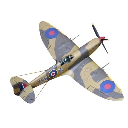 DAGIJIRD (Unmontierter Bausatz) Simulation Papier Flugzeug Modell 1:33 Supermarine Spitfire Fighter Angriff Flugzeugmodell von DAGIJIRD