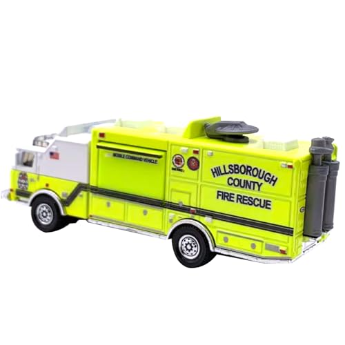 DAGIJIRD 1/87 Maßstab Amerikanischer Stil Feuerwehrauto Modell Legierung Auto LKW Modell Home Office Dekoration Geschenke von DAGIJIRD