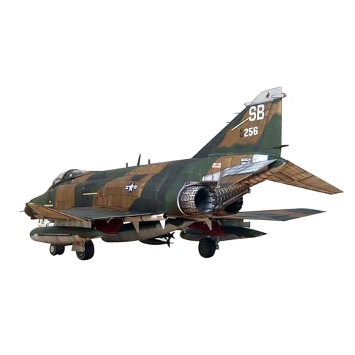 DAGIJIRD Maßstab 1:33 US F-4B Kampfflugzeug Modell Kämpfer Angriffsflugzeug Modell für Sammlung Geschenk (zerlegter Bausatz) von DAGIJIRD