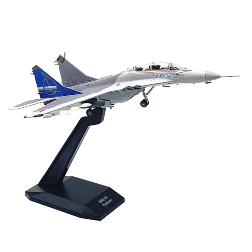 DAGIJIRD Russisches MiG-35 Mig35 Kampfflugzeug Modell 1/100 Maßstab Legierung Militärflugzeug Modell mit Display Ständer von DAGIJIRD