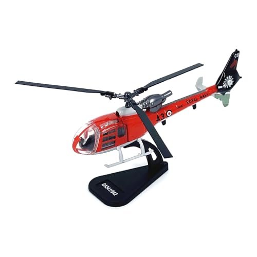 DAGIJIRD Simulation Alloy Aircraft Model 1:100 Alloy SA341/342 Gazelle Hubschrauber Modell von DAGIJIRD